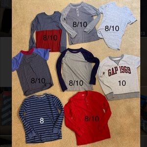 8 shirts for Boys!